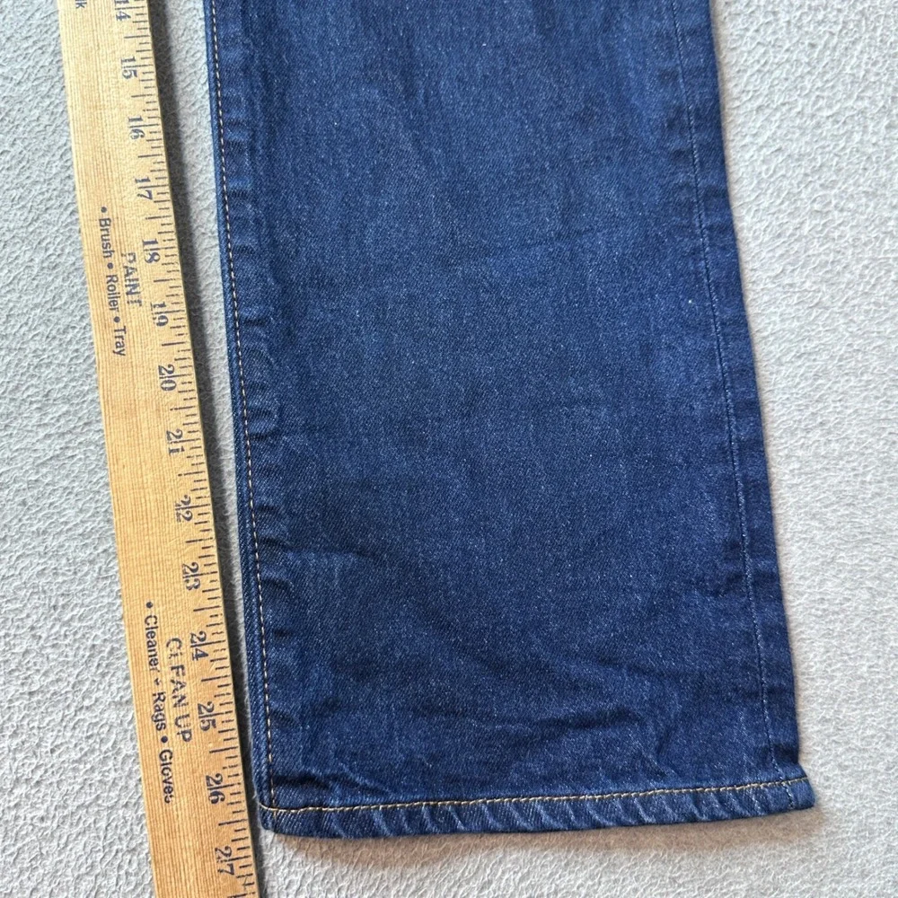 Levi's 501 Jeans Mens 36x29 (36x27) Blue Waterless Straight Leg Button Fly Denim